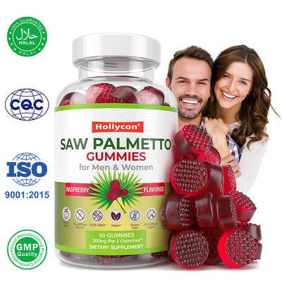 Saw Palmetto Gummies Untuk Pria Dan Wanita Keseimbangan Hormon Saw Palmetto Suplemen