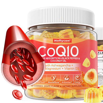 CoQ10 Gummies dengan Vitamin D3 untuk Kesehatan Otot dan Fungsi Kognitif