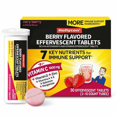 Tablet Efervescent Kaya Antioksidan dan Vitamin Mendukung Kesehatan Imun Secara Umum