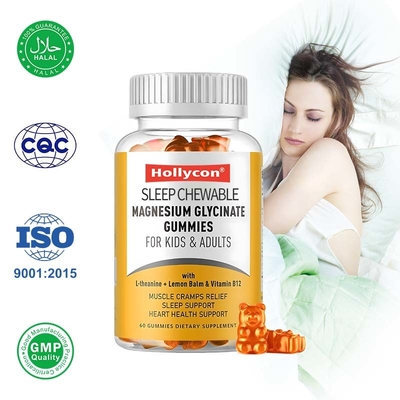 Magnesium Glycinate Gummies Suplemen Dukungan Tidur dan Relaksasi Otot