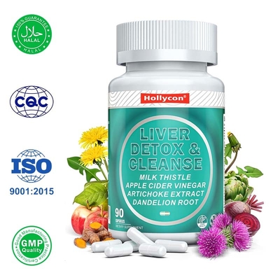 Kapsul Herbal Detox Hati Mengatur Hati Lemak untuk Kesehatan Hati