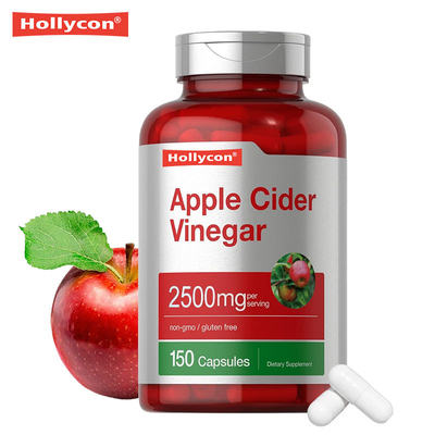 Label Pribadi Apple Cider Vinegar Kapsul Mendukung Pencernaan
