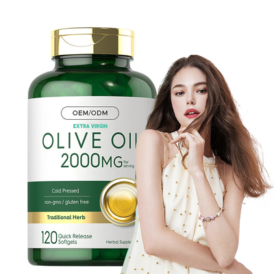 Suplemen Minyak Zaitun Untuk Kesehatan Umum Ekstrak Minyak Zaitun Perawan Softgels