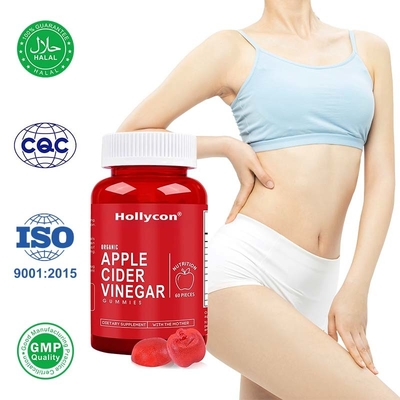 Cuka Apel Gummy Detox & Suplemen Berat Badan Membantu Pencernaan