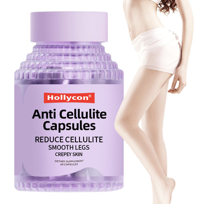 OEM Kapsul Anti Sellulit untuk Wanita Kaki Lancar & Pergelangan Kaki Mengurangi Kulit Crepey