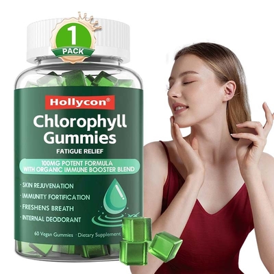 Supplier Chlorophyll Gummies untuk bernapas segar, dukungan imun dan pencernaan