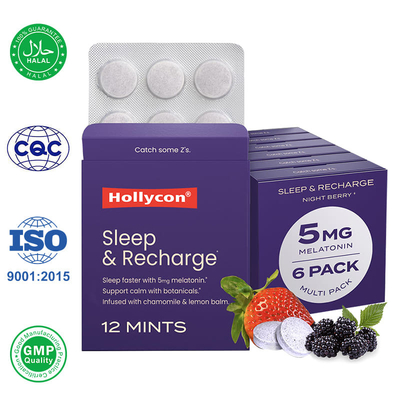 Supplier Tidur Mint Melatonin 5mg Suplemen Tidur Tenang Membantu Tidur Lebih Baik