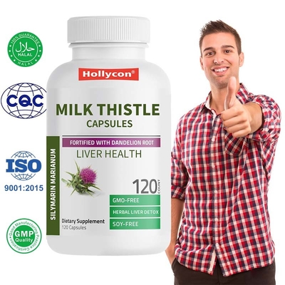 Pabrik Kapsul Thistle Susu Dukungan Kesehatan Hati Dukungan Antioksidan dan Detox
