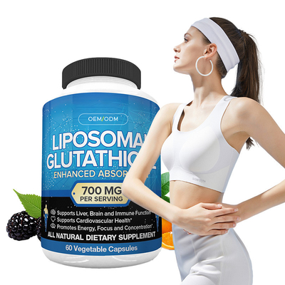 Kapsul Glutathione Liposomal Untuk Dukungan Imun 700mg Kapsul Glutathione Liposomal