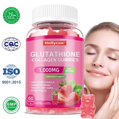 OEM Glutathione Collagen Gummies Suplemen Untuk Pembersihan Kulit Glutathione Collagen Gummies
