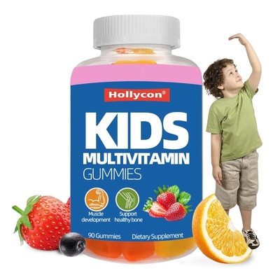 OEM Multivitamin Gummies Dengan Vitamin D Untuk Otot Otot & Dukungan Kekebalan Makan Vitamin Gummies Anak-anak Multivitamin Gummies