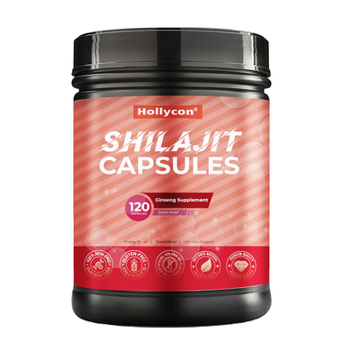 Shilajit Capsules Hot Selling Pure Himalaya Organic Shilajit Supplement untuk Pria Dukungan Kekebalan Tubuh Energi Naik