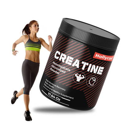 Creatine Monohydrate Micronized Powder 500g untuk pertumbuhan otot & pemulihan