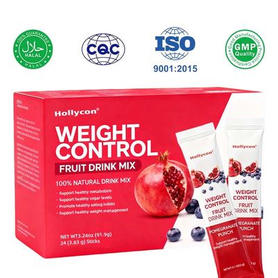 OEM / ODM Minuman Campuran Buah (Acai, Delima) Pengontrol Berat Badan dengan Herbal Pelangsing (Garcinia Cambogia, Gymnema Sylvestre) untuk Mendukung Gaya Hidup Sehat Tanpa Tambahan Gula, Formula Khusus