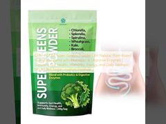 OEM / ODM Bubuk Super Greens | Campuran Superfood Berbasis Tumbuhan Alami dengan Probiotik & Enzim Pencernaan | Mendukung Kesehatan Usus, Kekebalan Tubuh, Energi, dan Kesejahteraan Harian Tanpa Tambahan Gula, Formula Khusus